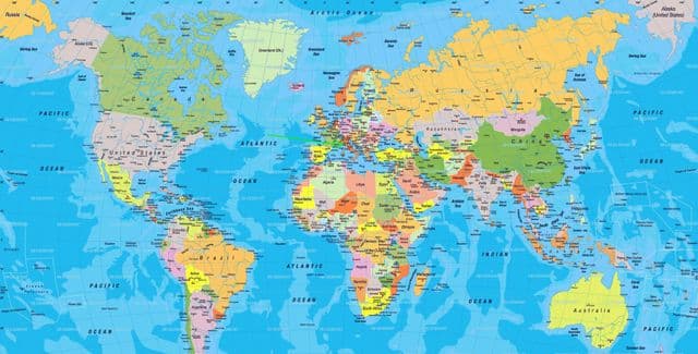 Monaco location on world map